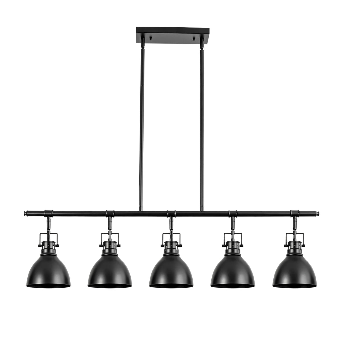5-Light Linear Dome Hammered Industrial Pendant Z1531