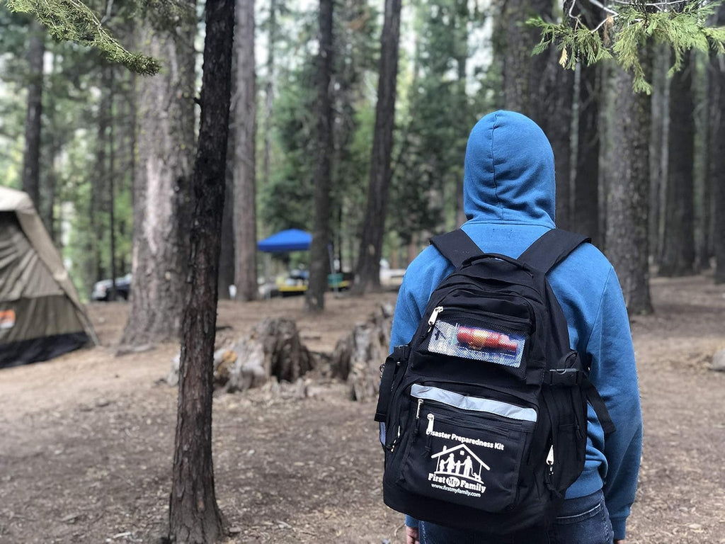72 Hour Emergency Survival Kit in Red Backpack R78180