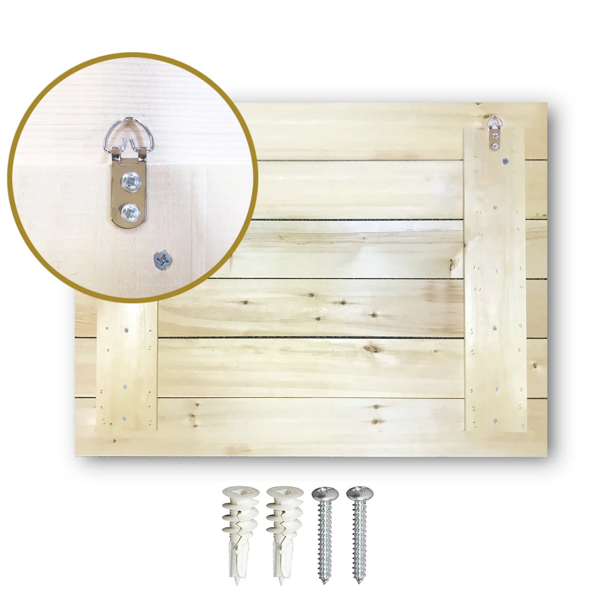 Natural Pine Wood Architecture Print N7140