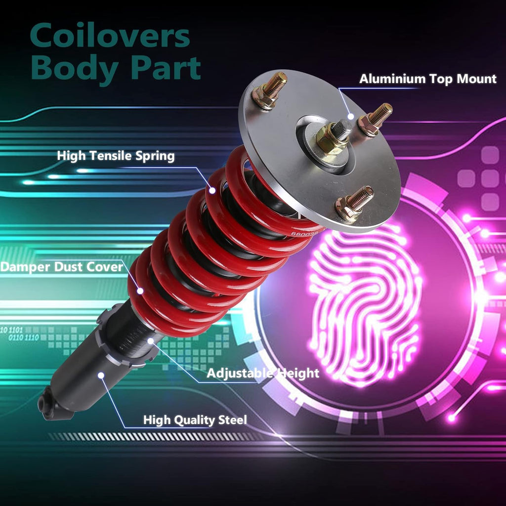 Adjustable Height Coilovers Struts for Hyundai Genesis Coupe S81030