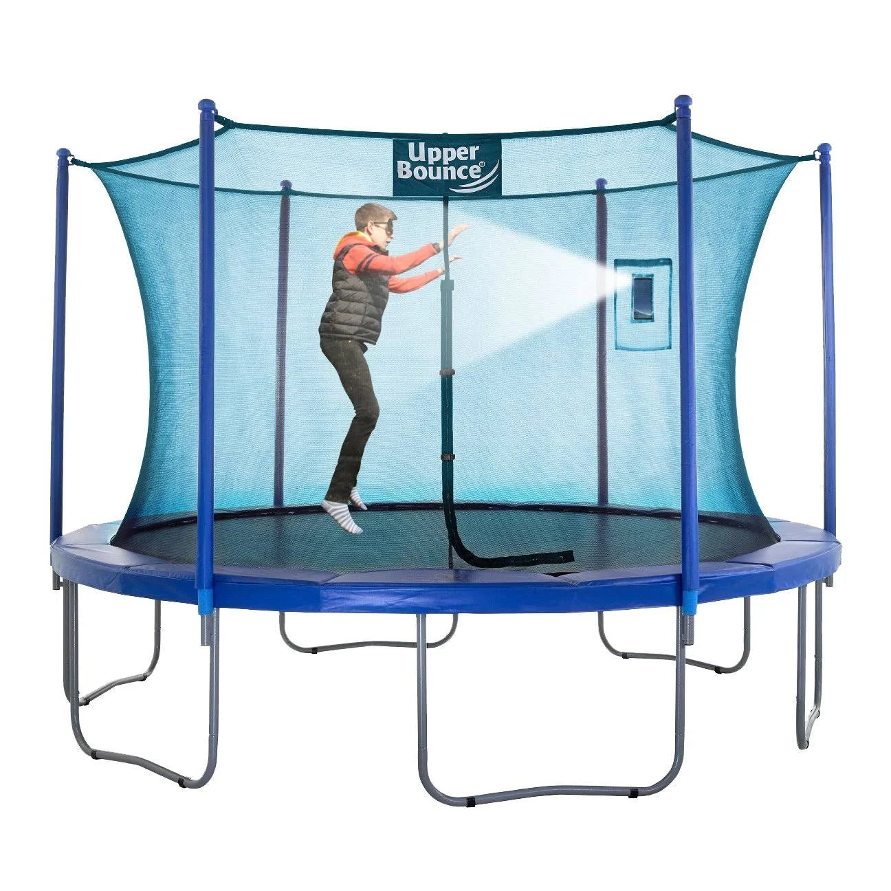 Trampoline Safety Enclosure Replacement Net with Smartphone/Tablet Pouch N776