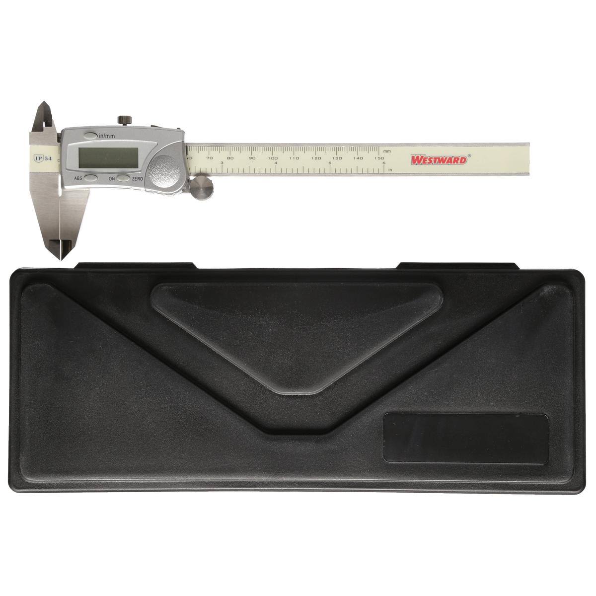 Digital Caliper, 0-6 In, Oil Resistant X89050