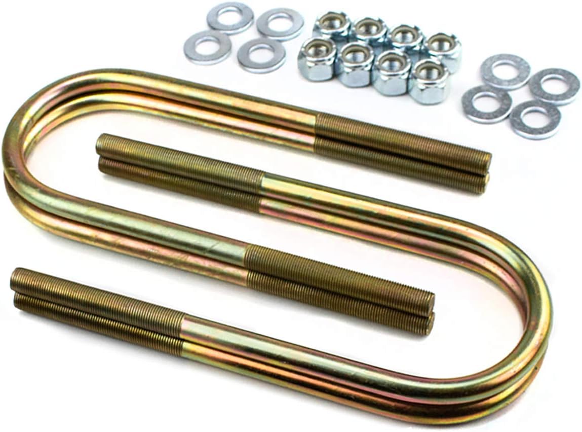 2 Rear Lift Kit For 2002-2008 Dodge Ram 1500 4X4 with Cast Steel Blocks and U-bolts K84590