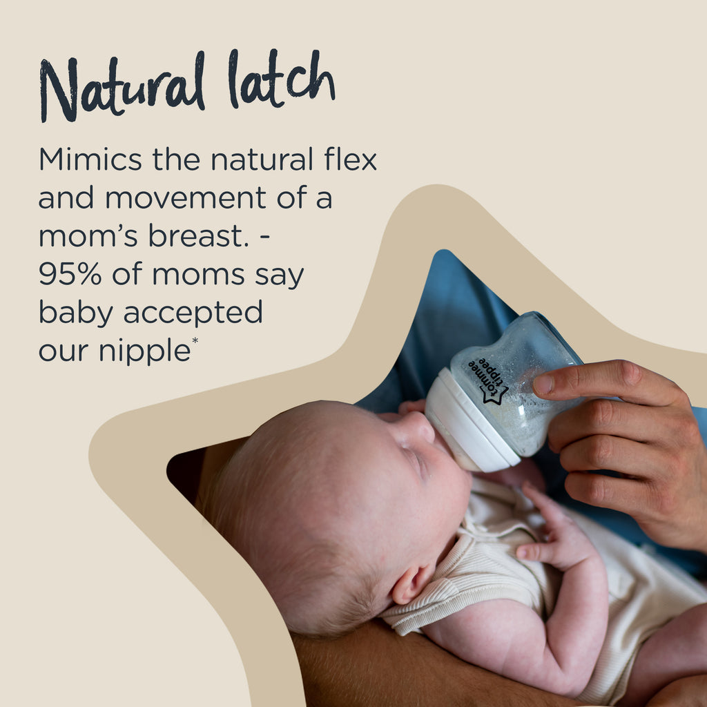 Pink Baby Bottles 9oz 2 Count Slow Flow Nipple with Anti-Colic Valve J31752