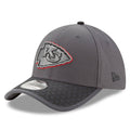 Graphite Kansas City Chiefs 39THIRTY Flex Hat Extra Large H690