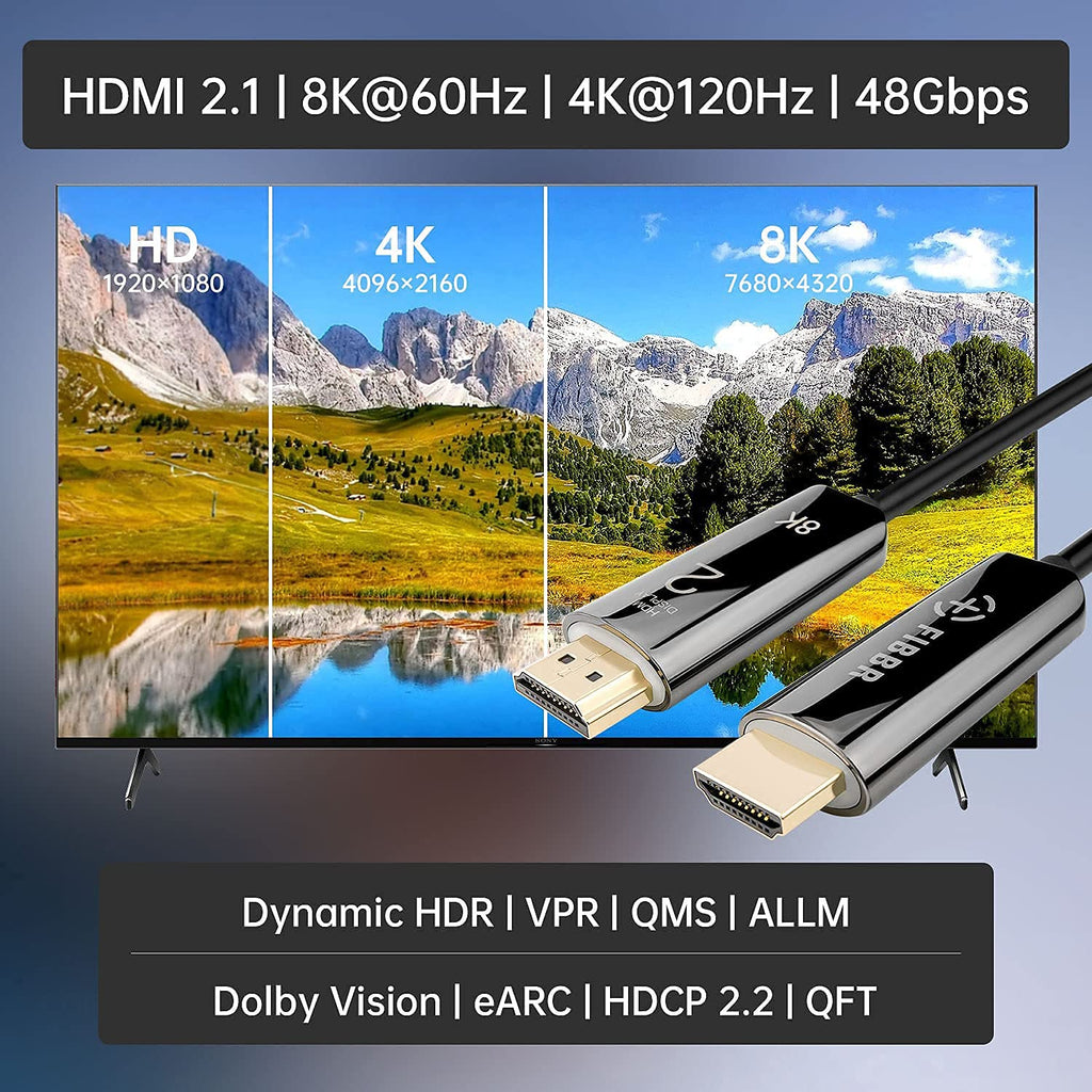 HDMI 2.1 8K UHD Video Cable (6.5ft) C93036