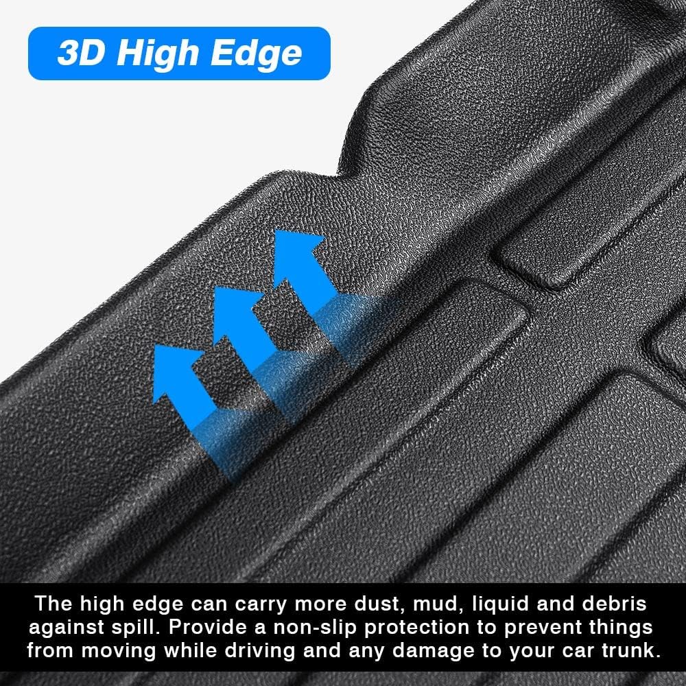 Black Non-Slip Cargo Liner for Buick Enclave R620
