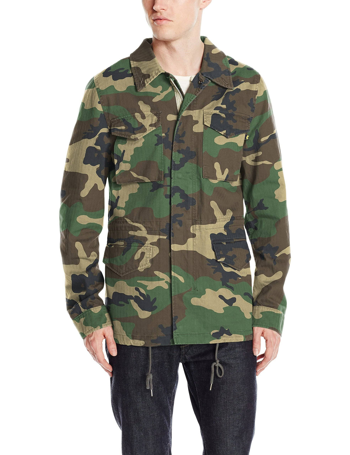 Camo Woodland Field Coat D7472