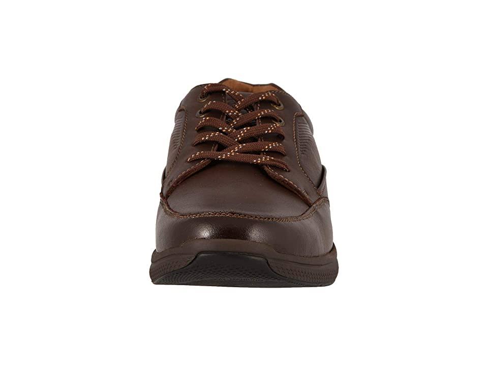 Brown Tumbled Moc Toe Walk Shoes Q2167