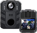 1296P HD Waterproof Body Camera with 2 Inch Display, IR Night Vision, 64GB Memory R8656