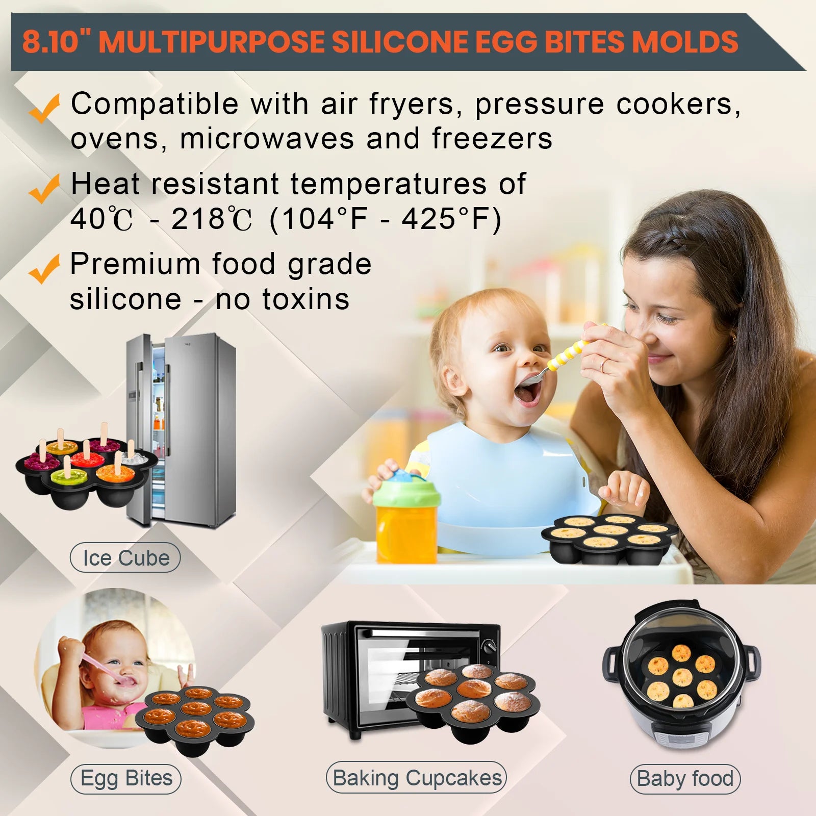 Black Air Fryer Accessories Set H2889
