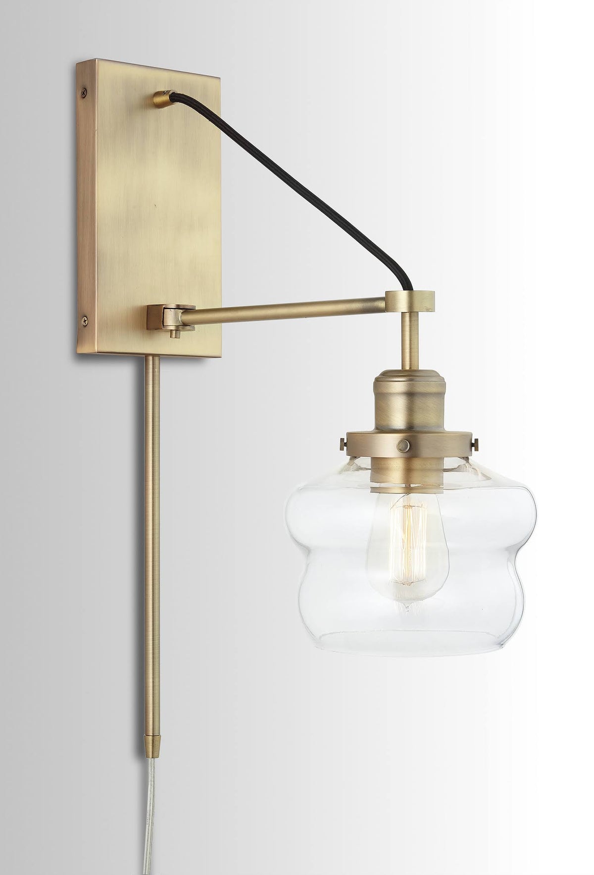 1-Light Sconce Aged Brass K2405