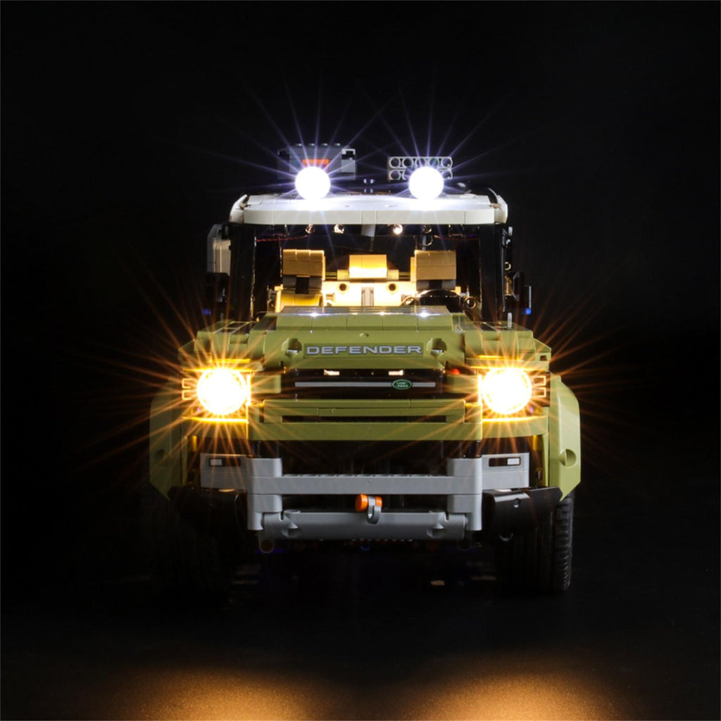 LED Lighting Kit for Land Rover Defender Building Blocks Model B18868