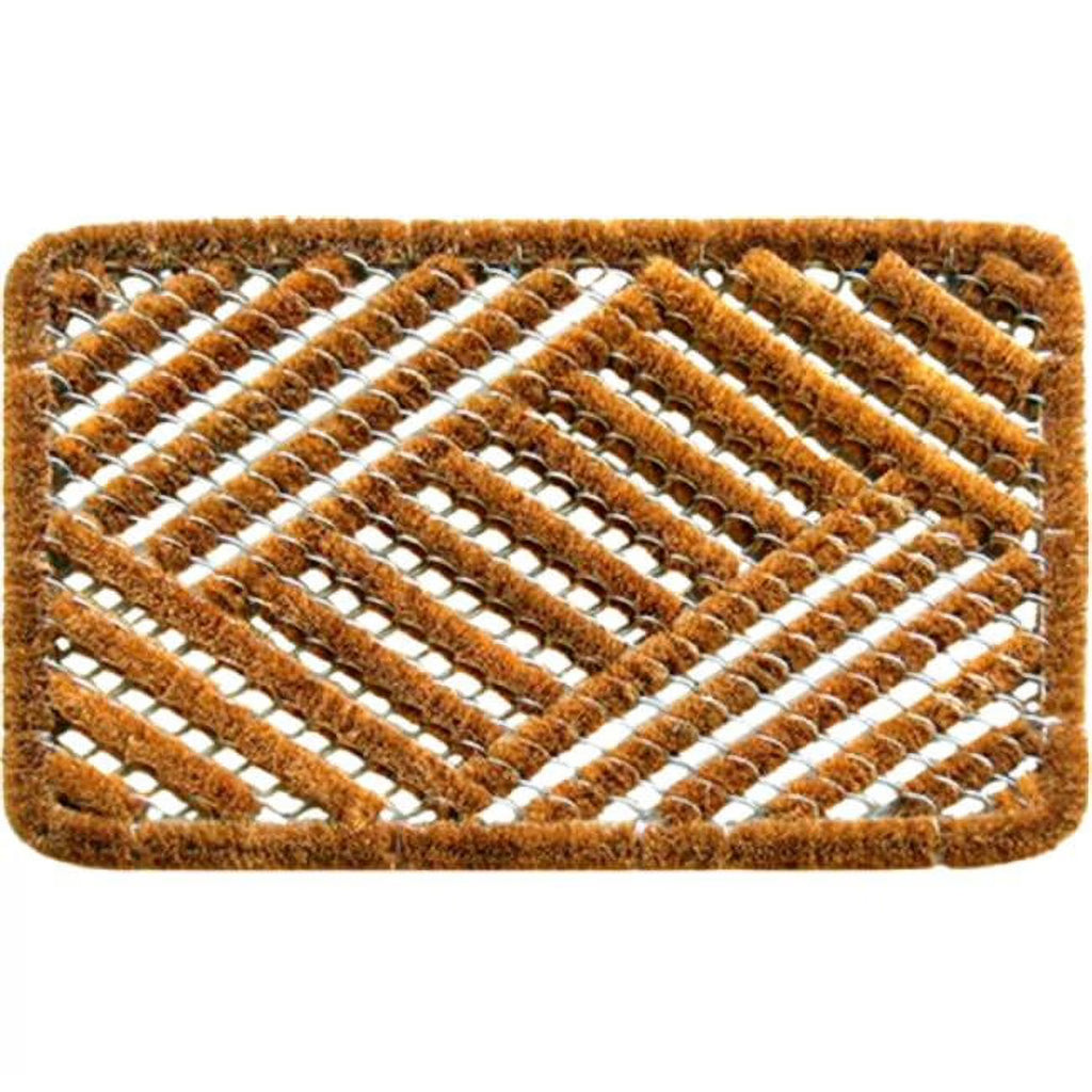 Overlapping Cross Hatch Doormat W115