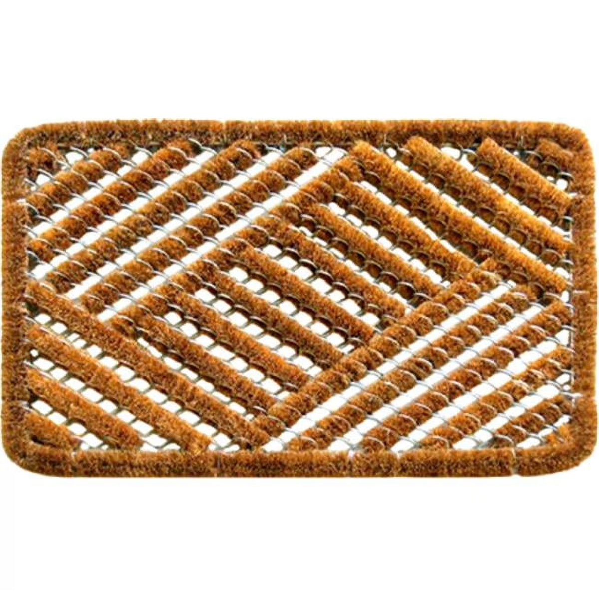 Overlapping Cross Hatch Doormat W115