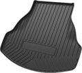 Black 3D Waterproof TPO Rear Cargo Liners Trunk Tray Mats Pack of 2 U978316