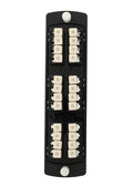 24 Fiber Black Adapter Plate U41375