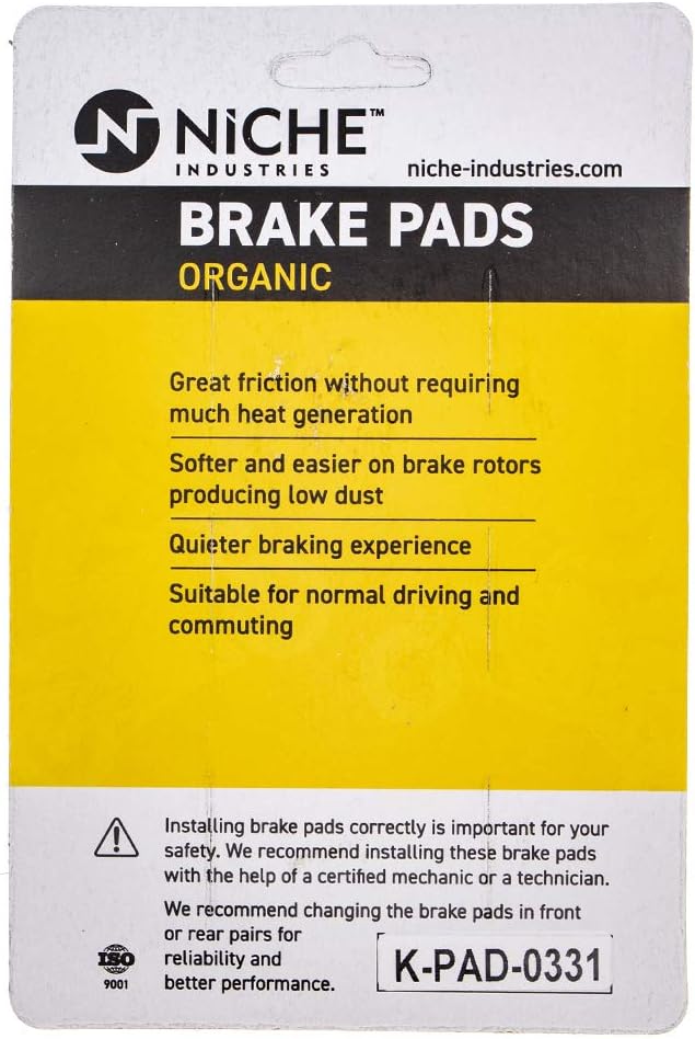 Brake Pad Set Organic Pack of 2 R5896