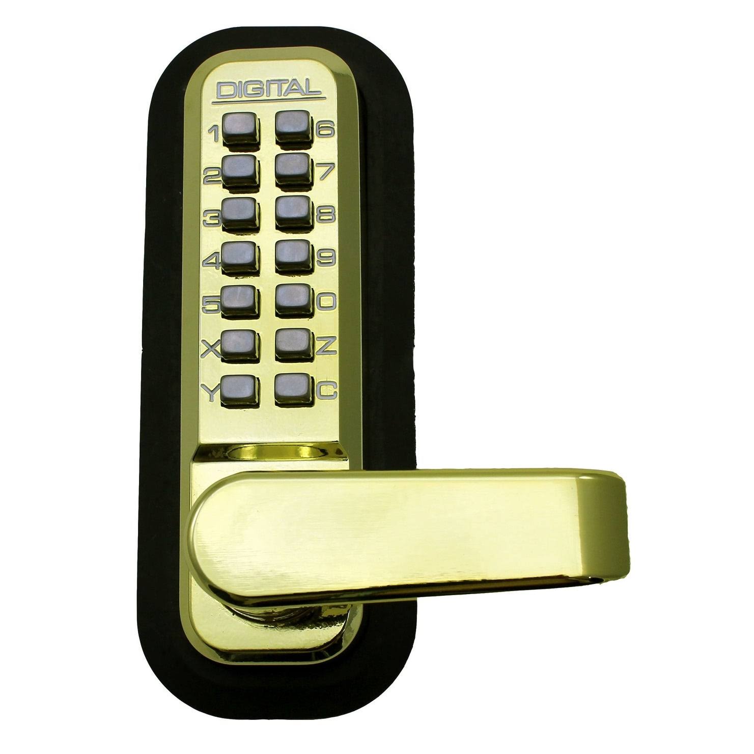 Passage Door Lever with Double Combination Mechanical Keyless Lock T635