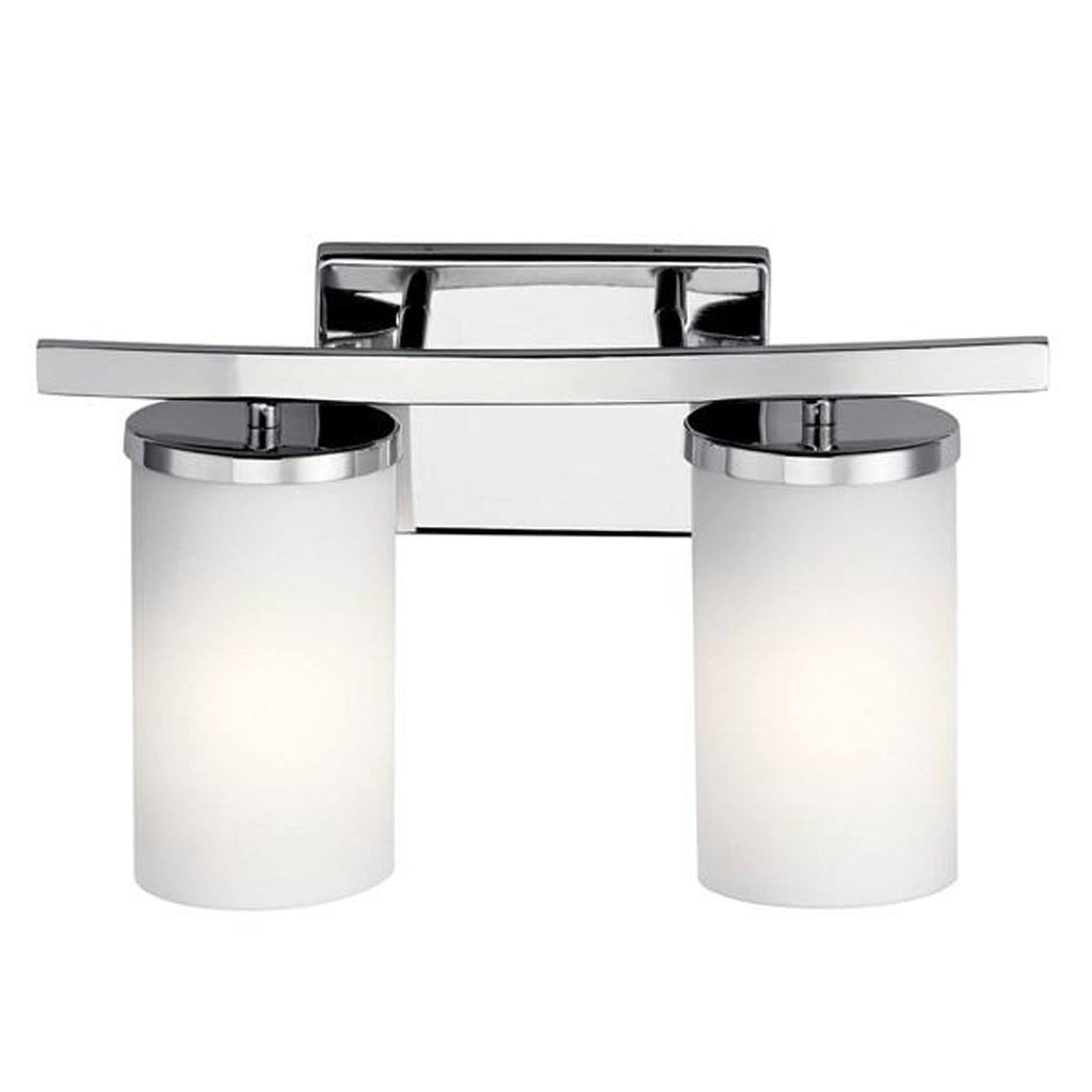 Brushed Nickel 2 Light Bath Light K77463