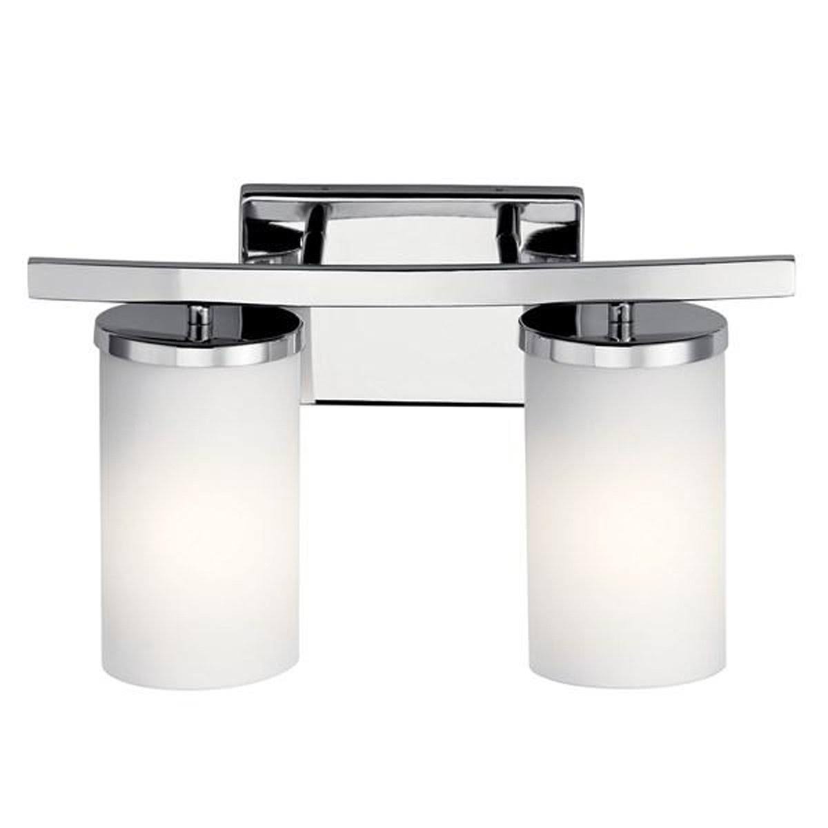 Brushed Nickel 2 Light Bath Light K77463