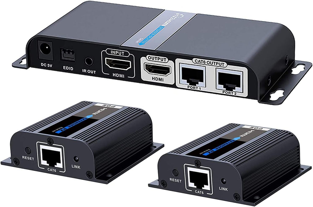 HDMI Extender 1x2 Splitter over CAT6 Cable with Loop-Out Q89207