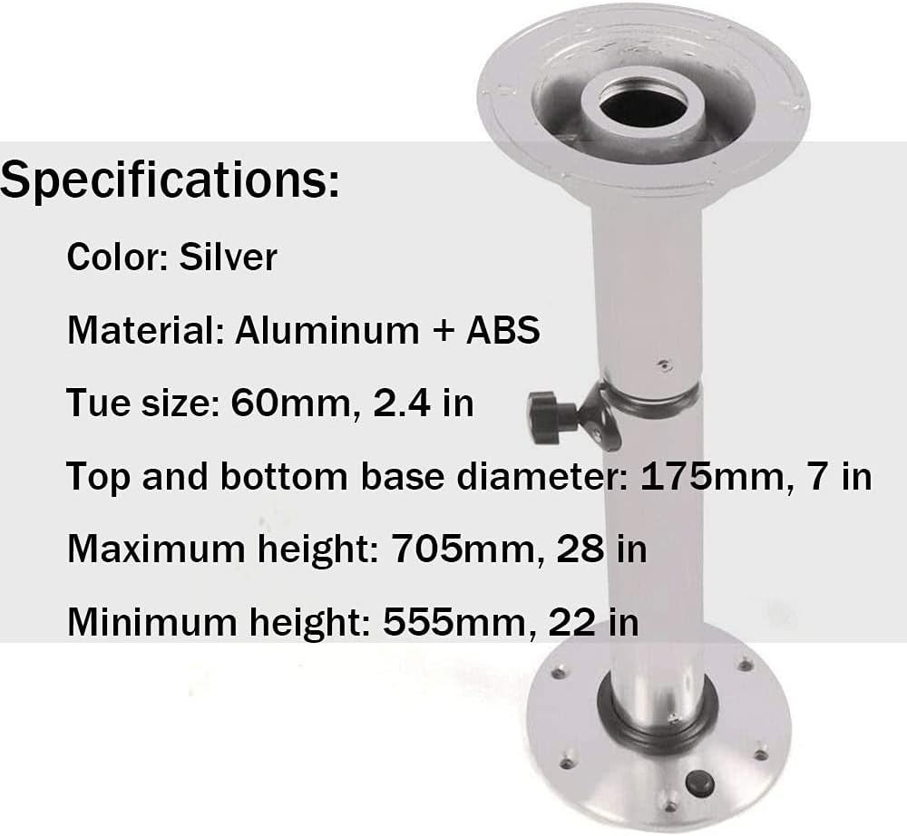 Height Adjustable Aluminum Table Pedestal Stand R600211
