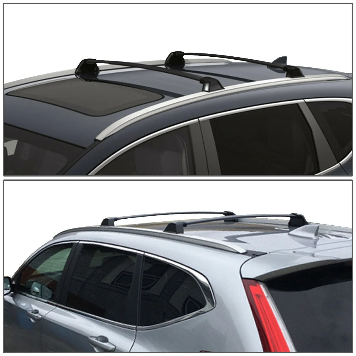 Aluminum Roof Rail Rack Cross Bar Luggage Carrier G4197