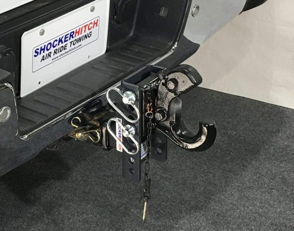 Pintle Hook Drop Ball Mount 1-1/2" Rise to 6-1/2" Drop 12,000 lbs 2" Hitch A499