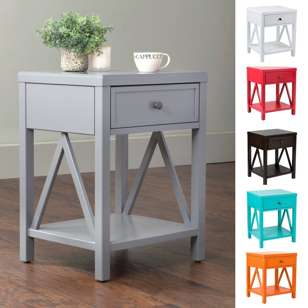 Acacia Wood End Table A729