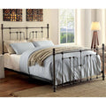 Black Metal Spindle Bed A23742