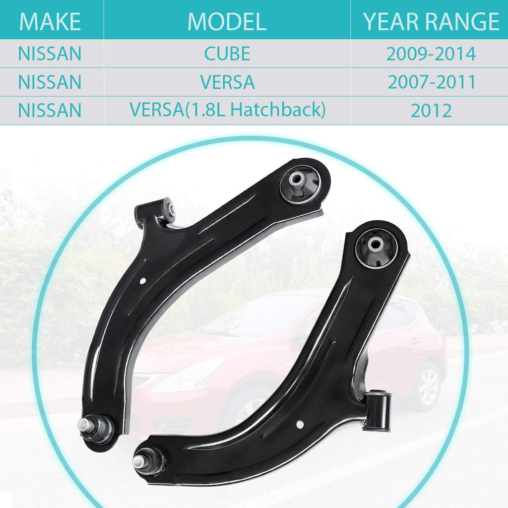 Front Lower Control Arm and Ball Joint Assembly Pack of 2 A24087