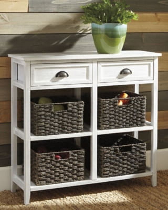 White Sofa/Console Table U7209