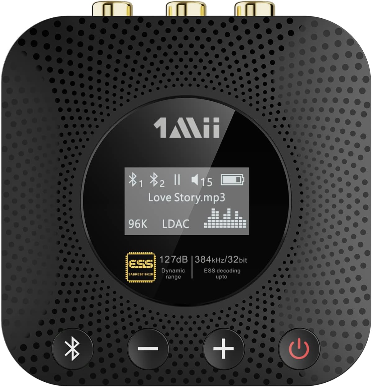 Bluetooth 5.0 Audio Adapter with OLED Display S361
