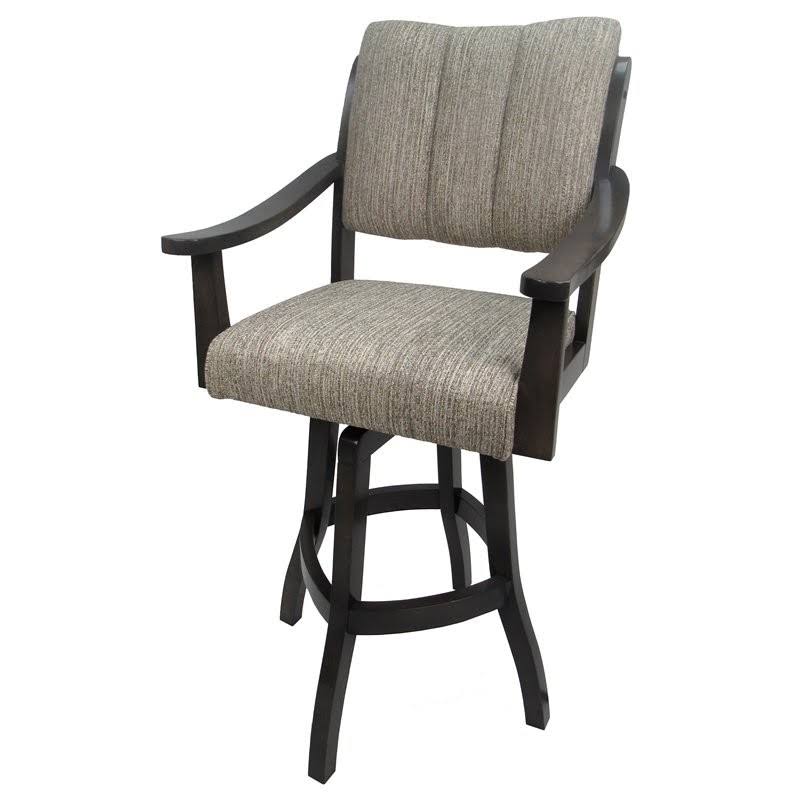 34x22 Swivel Wood Extra Tall Bar Stool in Natural B656