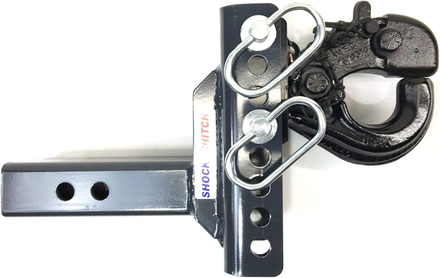 Pintle Hook Drop Ball Mount 1-1/2" Rise to 6-1/2" Drop 12,000 lbs 2" Hitch A499