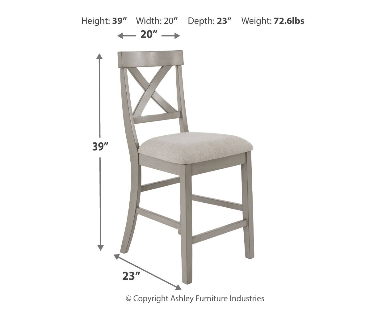 Upholstered Barstool (Set of 2) D5139