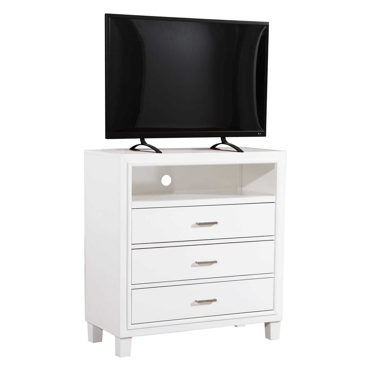 Cappuccino Media Chest W1302