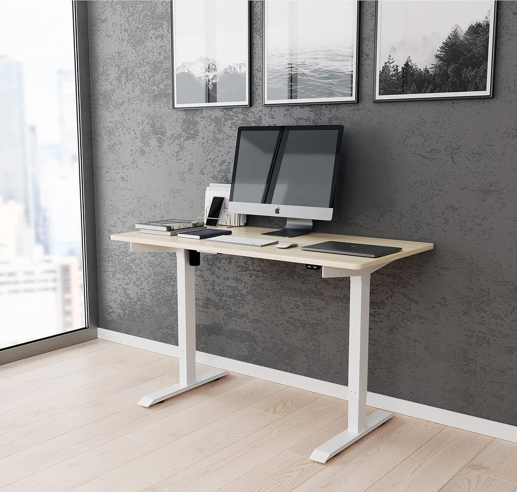Oak Sit to Stand Desk N87607