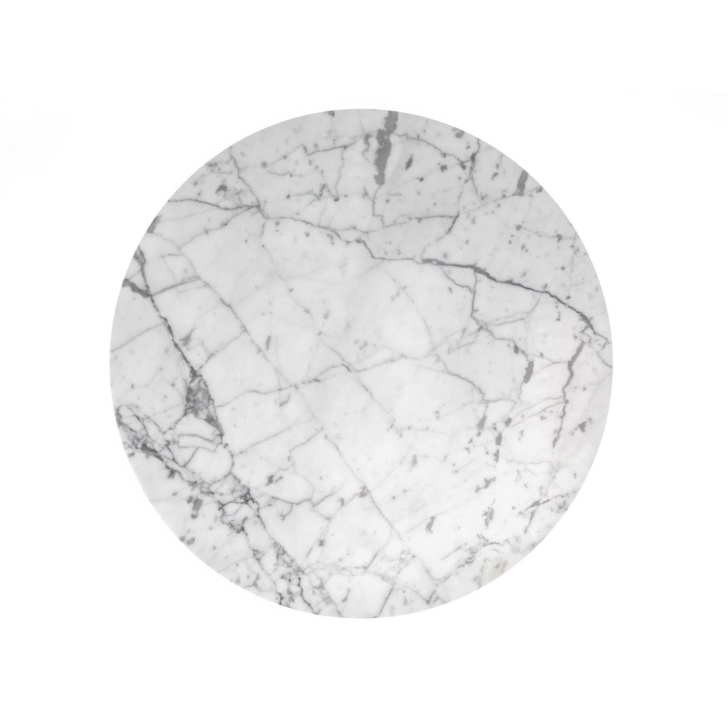 Round Infinity Pool Sink Carrara Marble J40314
