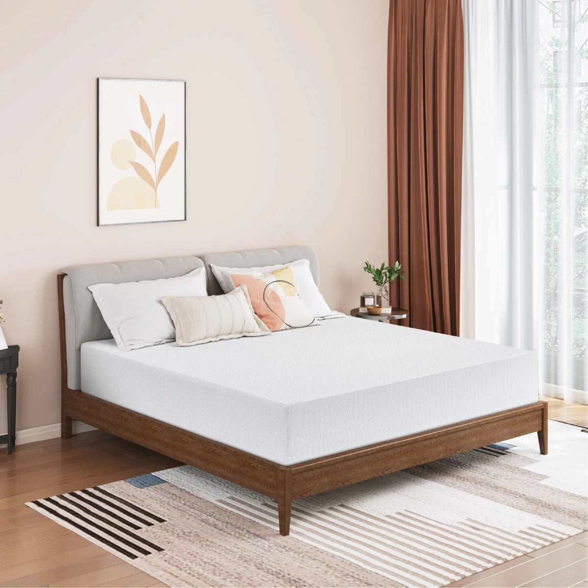 10" Tight Top Gel Memory Foam Queen Mattress N932408
