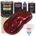 Fire Red Pearl Low VOC Urethane Basecoat with Clearcoat Auto Paint Complete Slow Gallon Paint Kit V259297