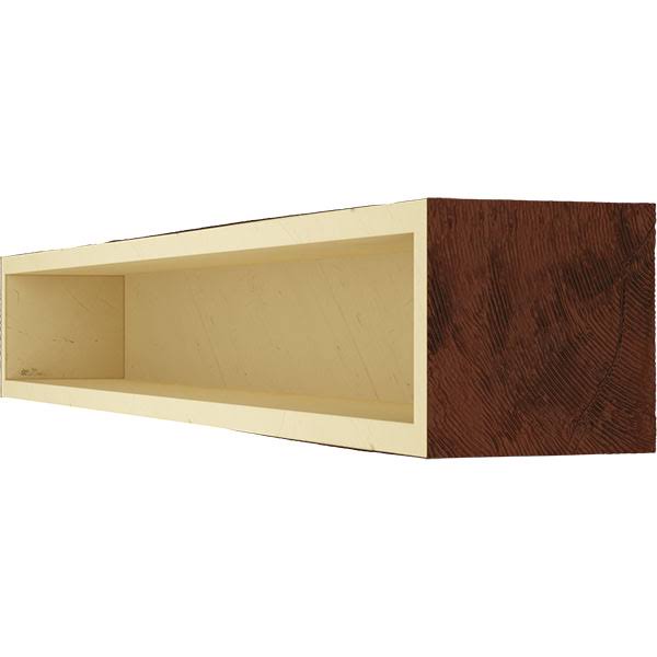 Natural Pecan Faux Wood Fireplace Mantel L266390