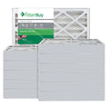 Silver MERV 8 14x14x4 Pleated AC Furnace Air Filter, Pack of 12 C15492