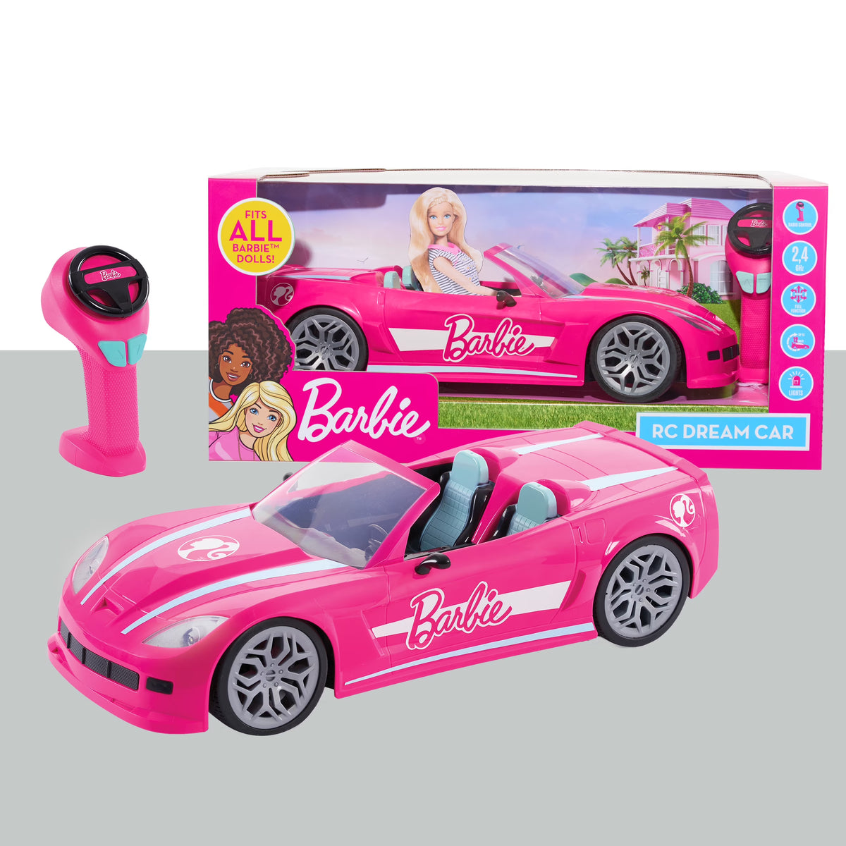 Pink Remote Control Convertible Car L105