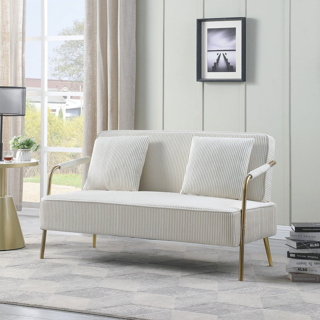 Grey Velvet Loveseat Sofa U84647