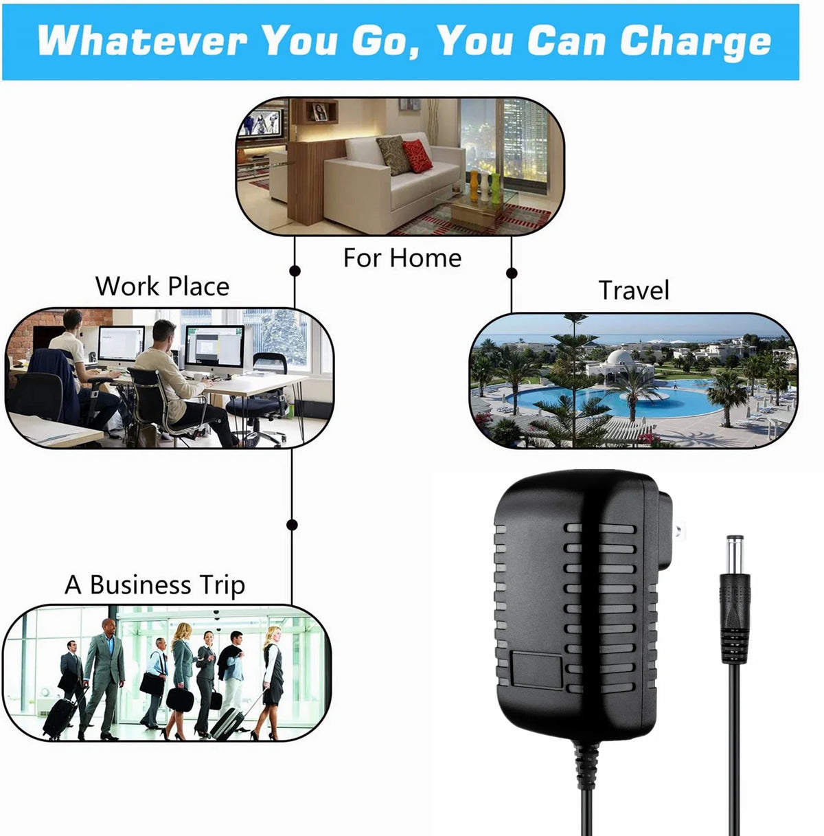 6V DC Power Supply Adapter for Exercise Bike P9352