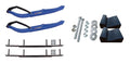Blue MTX Snowmobile Skis with 10" Round Bars Complete Kit J7053