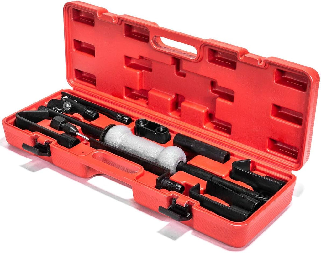13pc Automotive Dent Puller Body Set with Sliding Hammer and Carrying Case K4814