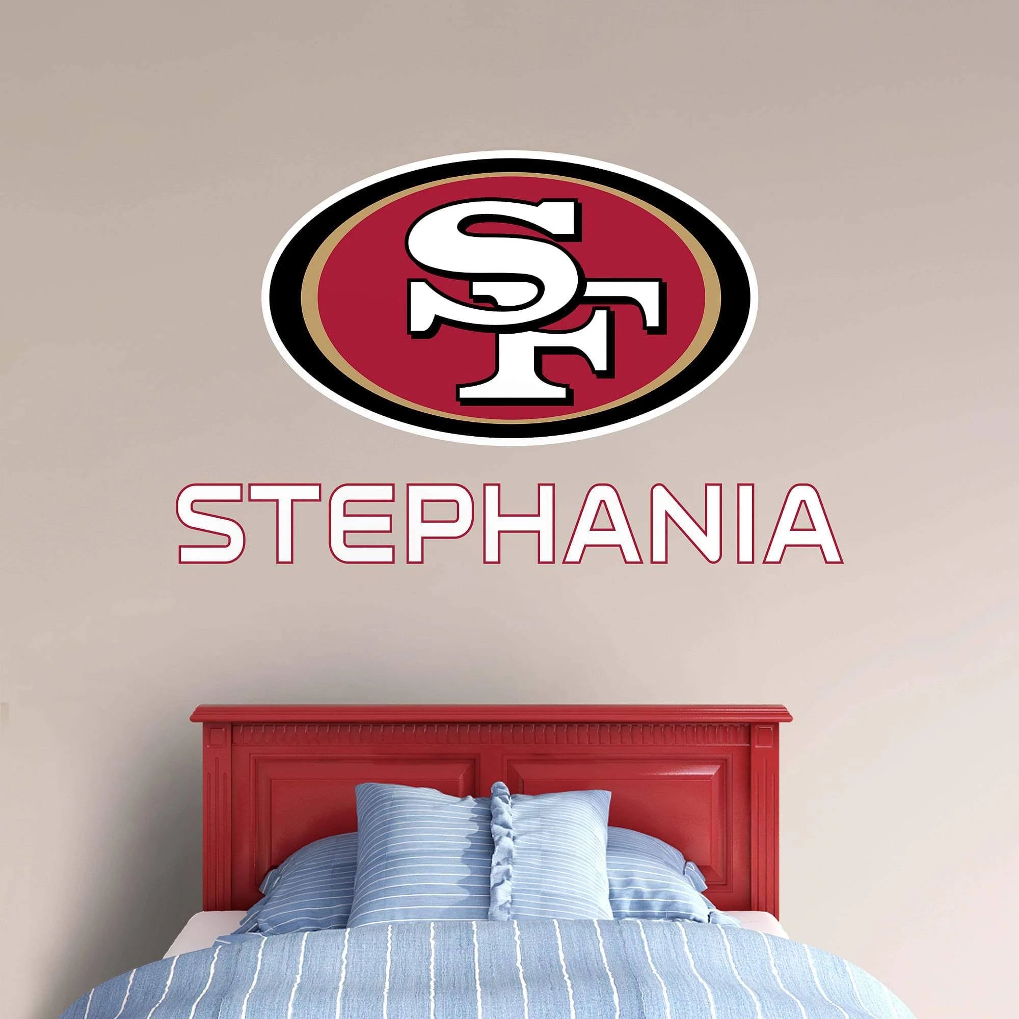 White NFL TRANSFER Wall Decal U4530
